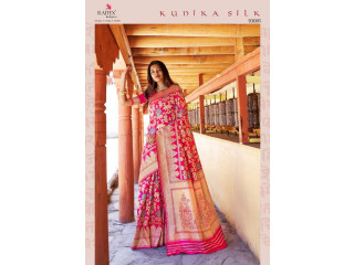 Rajtex Kunika Soft Minari Silk Saree – 93001 – AMI