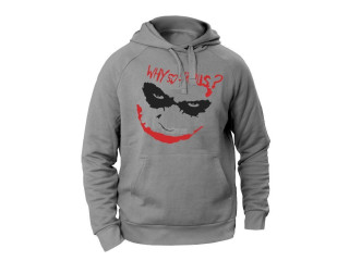 Trendy Hoodie Ash Why So Serious – H 08 – LEB