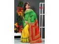 forest-green-with-flower-design-silk-sharee-small-0