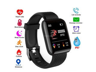 116 Plus Smart watch Bracelets Fitness Tracker Heart Rate Step – GNG