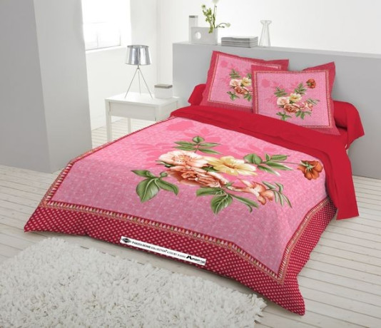 double-size-cotton-bed-sheet-set-with-two-pillow-cover-big-1