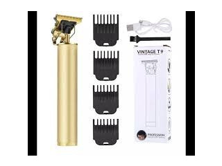 Vintage T9 Trimmer Professional Hair Clipper -( Gold,Black )