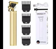 vintage-t9-trimmer-professional-hair-clipper-goldblack-big-0