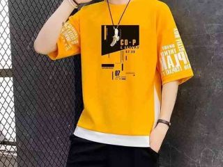 yellowwhite-cotton-t-shirt-for-men