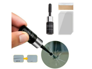 Cracked Glass Repair Kit Windshield Nano Repair Liquid DIY