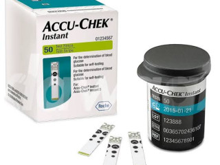 Accu Chek Instant and Instant S, Blood Glucose Test Strips (50 Strips)